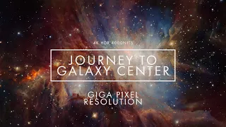 JOURNEY TO GALAXY CENTER (EPIC ZOOM) IN 4KHDR | MILKY WAY GIGAPIXEL PICTURE.