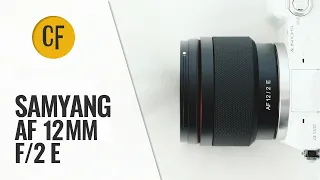 Samyang AF 12mm f/2 E lens review with samples