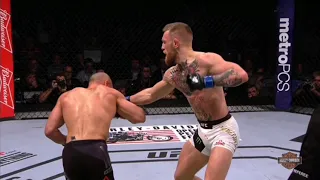 Conor Mcgregor Knocking Out Eddie Alvarez In Slow Motion (HD)