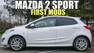Installing The FIRST SUBTLE MODS To My MAZDA 2 SPORT!