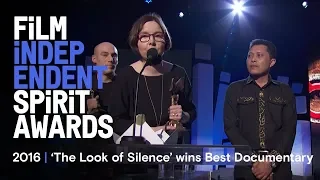 The Look of Silence wins Best Documentary at the 2016 Film Independent Spirit Awards