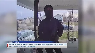 Columbus police searching for two home invasion, robbery suspects