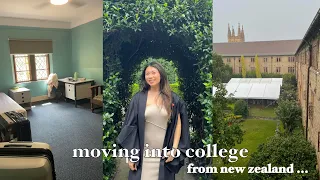 moving into a residential college within the university of sydney from NZ