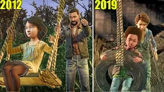 Young Clementine & AJ have FUN on the SWING In The Walking Dead Series (2012 & 2019)