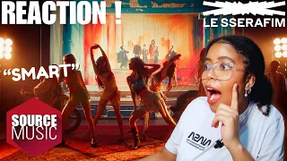 LE SSERAFIM (르세라핌) 'Smart' OFFICIAL MV | REACTION!!!