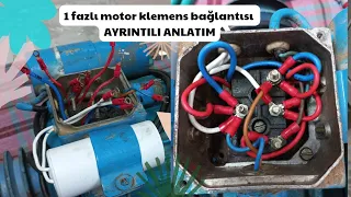 1 FAZLI ÇİFT KONDANSATÖRLÜ MOTOR BAĞLANTISI NASIL YAPILIR