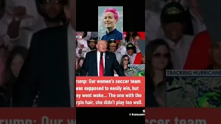 Donald Trump destroys Megan Rapinoe #maga #trump #america #usa #fy #foryou #fyp #viral #tiktok