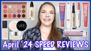 SPEED REVIEWS OF ALL THE NEW MAKEUP I TRIED IN APRIL 2024