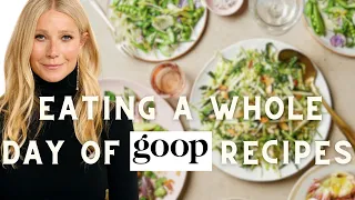 Eating a whole day of Goop (Gwyneth Paltrow's brand) Recipes