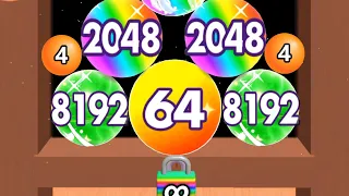 Satisfying Mobile Game New Video jelly 2048 - Blob Merge 3d gameplay walkthrough part 8