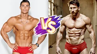 Lionel Messi VS Cristiano Ronaldo Natural Transformation 🌟 2024 | From 0 To Now