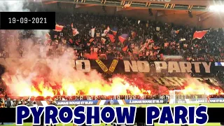 PSG Fans (ultras paris) Pyroshow || PSG vs Olympique Lyon (19.09.2021)