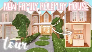 NEW Bloxburg Roleplay Family House Tour! Roblox Bloxburg