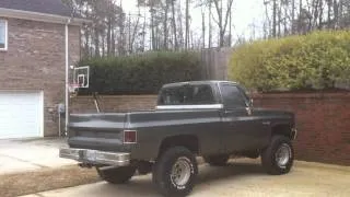 1981 Chevy K10 start up