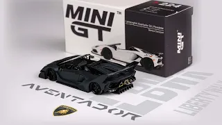 Mini GT 1/64 Lamborghini Aventador SVJ LBWK twin turbo_Custom小車改造[AMD_tw]