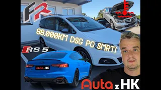 PROKLOUZLO MI DSG😱| RS5 ZA VÝZO🤩| ZAHŘÁTÝ MERCEDES😡|