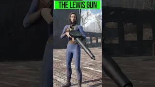 The Lewis Gun - #Shorts Fallout 4 Mod Review