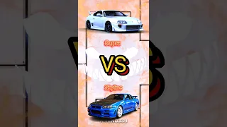 Supra 🔥 VS Skyline 💙 The Ultimate JDM Battle #shorts #car #edit