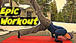 35 Min Epic Bodyweight Only Workout (part 1) | Cardio, Core, Power Yoga, HIIT, Pilates, Exercises