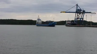 Baltic Madonna arriving to Port of Turku