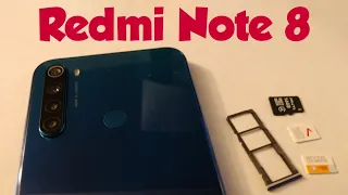 Redmi note 8  how to insert sim card and sd memory card