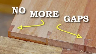 How to fix gaps in your dovetails