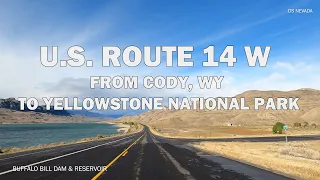 U.S. Route 14 W From Cody, WY To Yellowstone National Park - Scenic Drive 4K