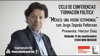 Jorge Zepeda Patterson "México: Una visión Testimonial" con Héctor Díaz #ParaHablarEnLibertad