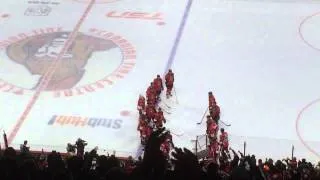 Alfie's final skate with the senators