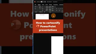 How to cartoonify PowerPoint presentations