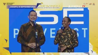 PECAH! Jokowi Tertawa Ngakak dengan Lawakan Cak Lontong