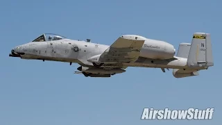 A-10 Thunderbolt II Flybys and Arrivals - EAA AirVenture Oshkosh 2016