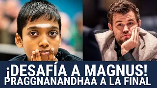 Praggnanandhaa se medirá a Carlsen en la final de la FIDE Worldcup