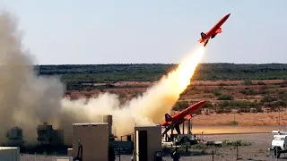 Advanced Battle Management System (ABMS) Hypervelocity Gun Weapon Shot Down A Cruise Missile Target