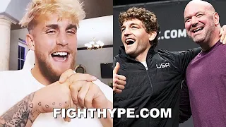 JAKE PAUL RESPONDS TO DANA WHITE $1 MILLION BET HE LOSES TO BEN ASKREN; CHALLENGES HIM TO FIGHT NEXT