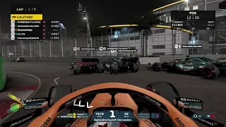 The most difficult corner in Singapore... - F1 2021