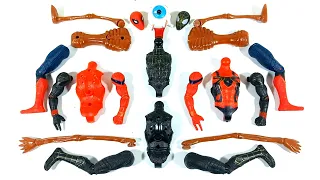 AVENGERS TOYS ASSEMBLE SPIDER-MAN VS SIREN HEAD VS BLACK SPIDER-MAN SUPERHERO