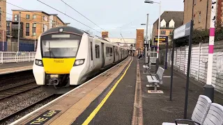 Thameslink Class 700 Speeding Past Elstree and Borehamwood