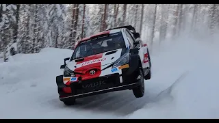 Kalle Rovanperä Arctic Rally Finland 2021 test Toyota Yaris WRC