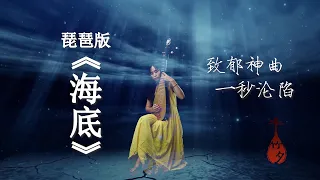 【竹夕琵琶】清冷的琵琶演绎《海底》太致郁，前奏一出就想哭 Pipa Cover