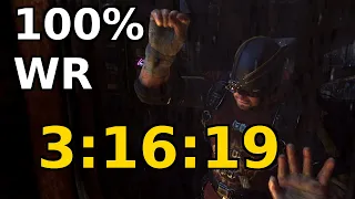 [WR] Batman: Arkham City Speedrun (100%) in 3:16:19