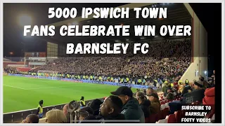 5000 Ipswich Town fc fans Celebrate 3-0 win over Barnsley fc #ipswichtown #barnsleyfc #football