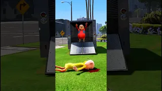 GTA V : SUPER PATLU SAVING HIS BEST FRIEND 🥺#shorts