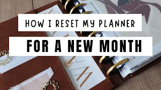 MAY RESET | How I Reset My Planner For a New Month #pitymi #planittilyoumakeit #reset