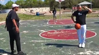 Nick does PotFriend while Playing Basketball 🤙