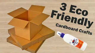 3 Eco-Friendly DIY Cardboard Home Decor Ideas