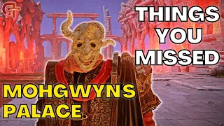 The TOP Things You Missed in MOHGWYN PALACE - Elden Ring Guide/Tutorial