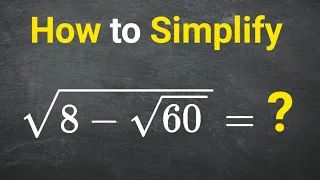 Nice Square Root Simplification Math |Nice Square Root Problems |Olympiad Math |Nitesh Eduworks