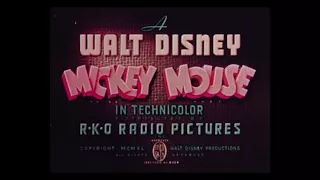 Mickey Mouse – Pluto’s Dream House (1940) – original RKO titles