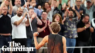 French Open: Injured Zverev receives standing ovation after withdrawing